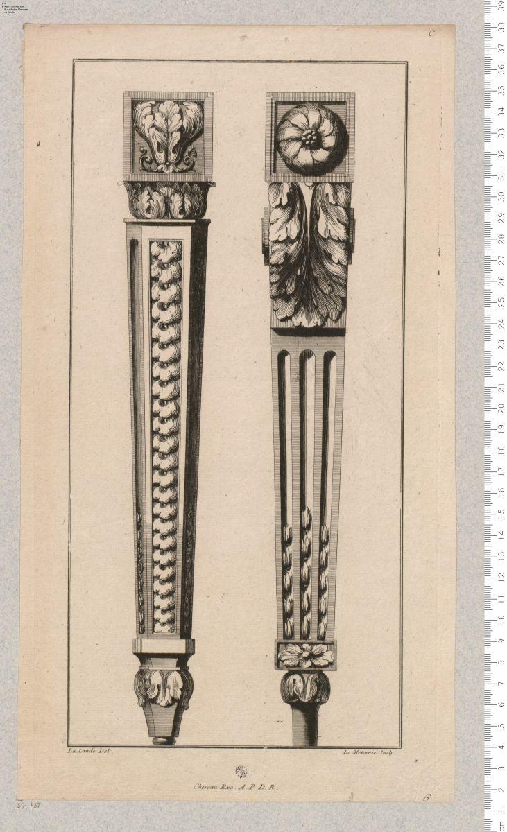 (3) Cahier 3 (C): ... Pieds de Meubles ...