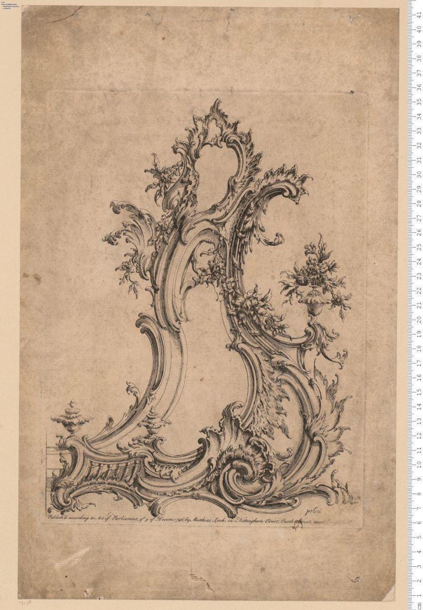 1 Blatt Kartusche. Published ... 1746 by Mathias Lock ...