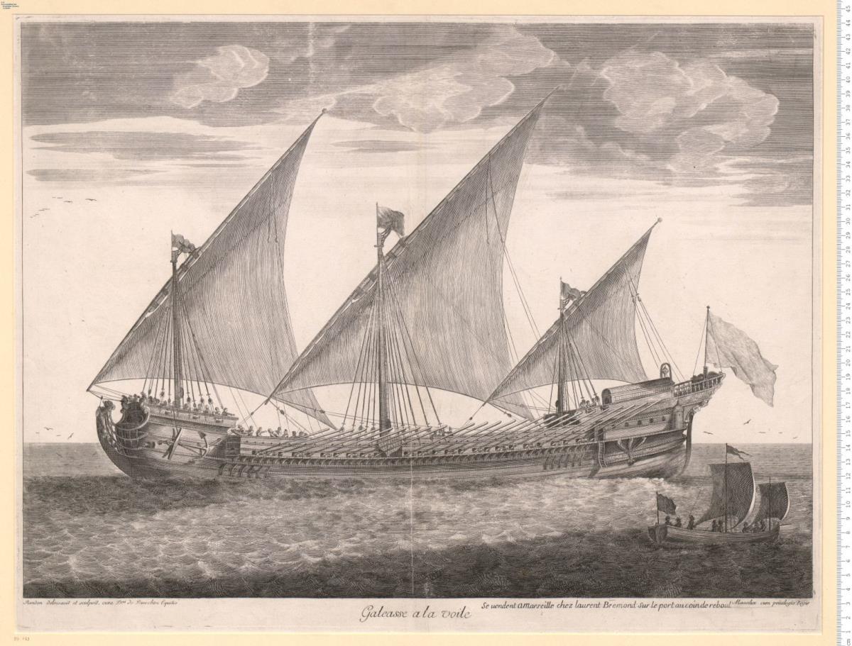 Galeasse a la voile