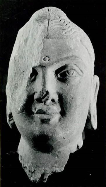 Kopf eines Buddha (Fragment)