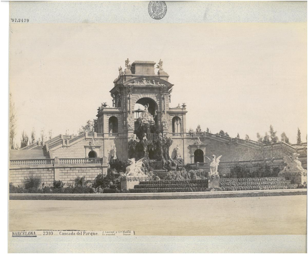 Barcelona, Park der Zitadelle, Wasserfall