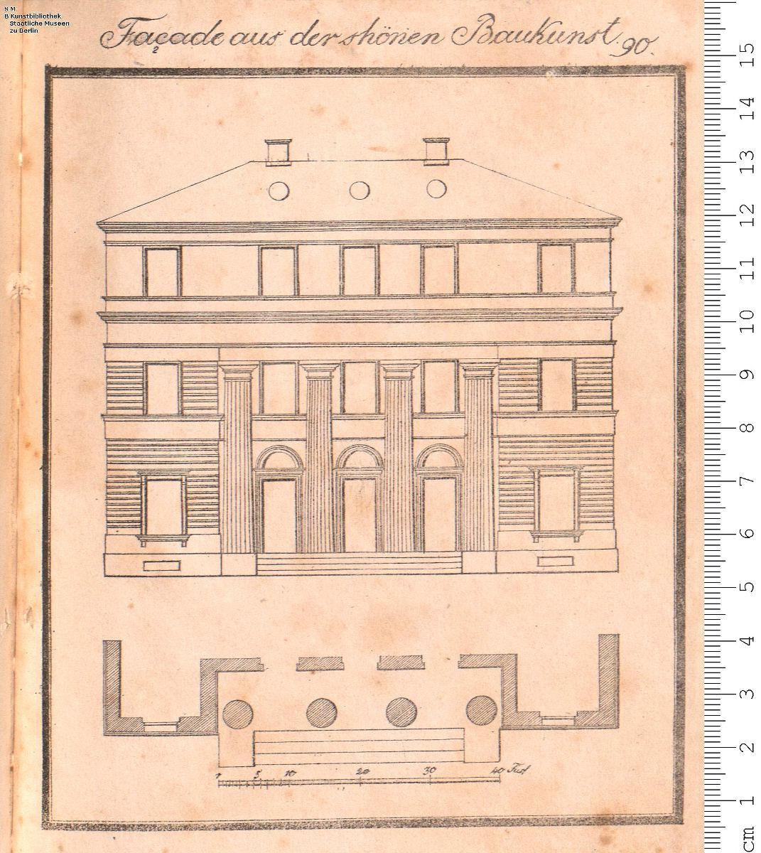 Magazin der modernsten und geschmackvollsten architektonischen Verzierungen ... Quedlinburg und Leipzig. Verlag von Gottfr. Basse ... [1829].