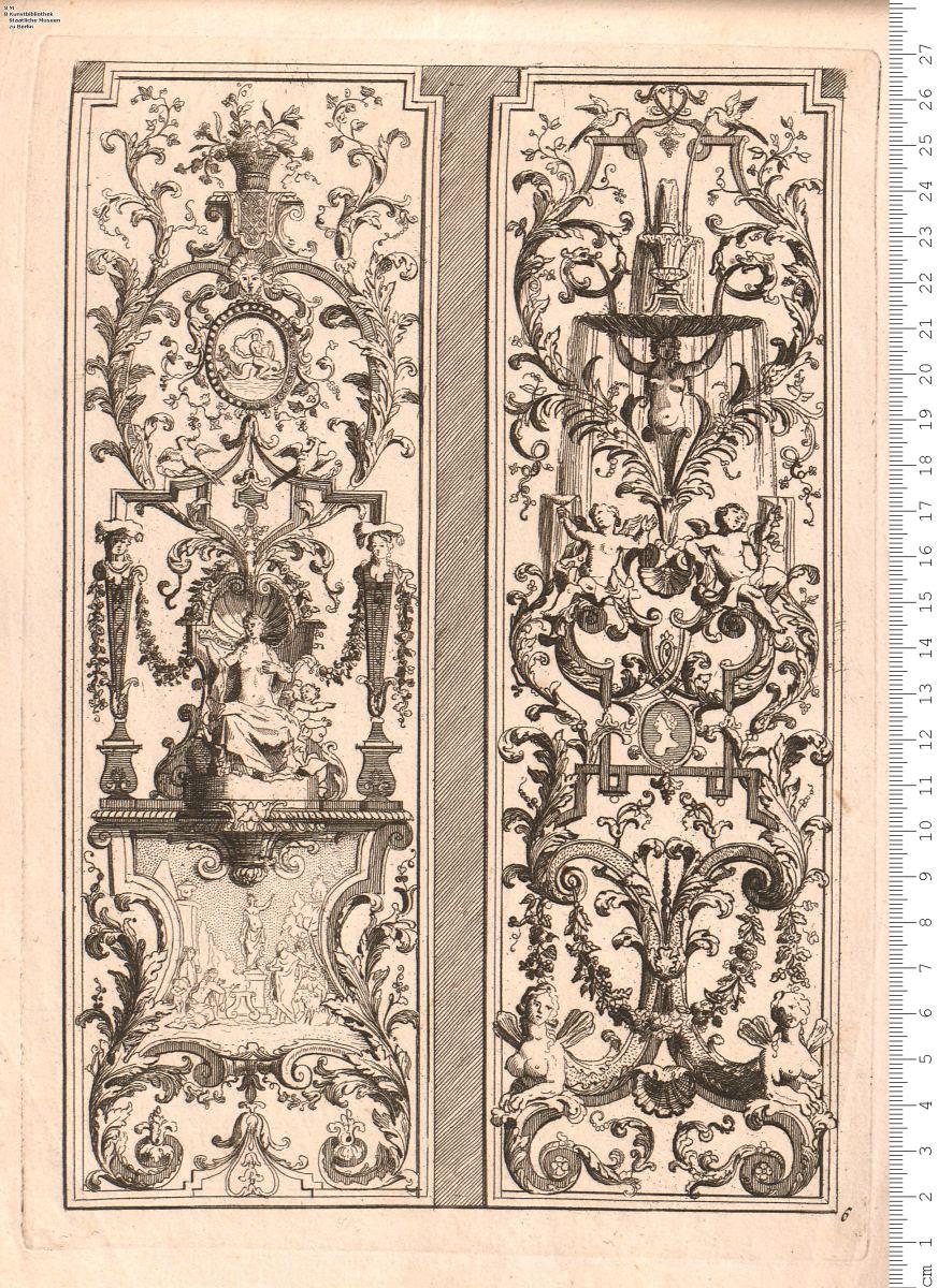 4) Second Liure d'Ornements Inventée Par D. Marot.