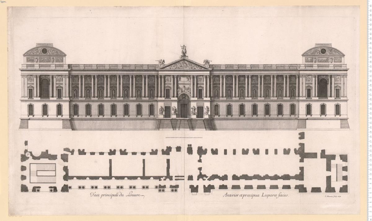Les Plans et elevations du Louvre.