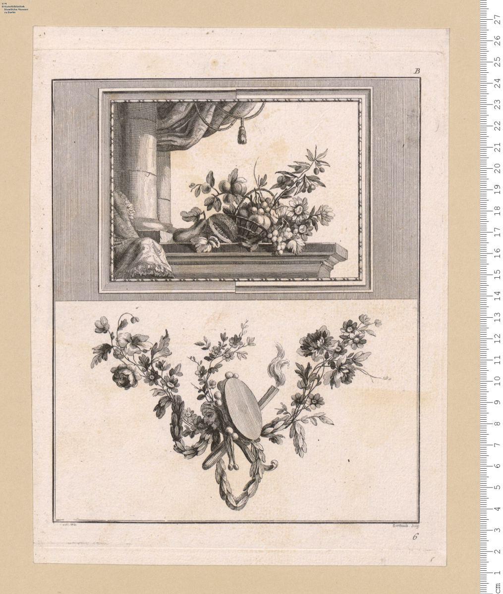 II.E Cahier, Folge B ... A Paris chés Fr. Chereau rue S.t Jacques aux deux Piliers d'Or.