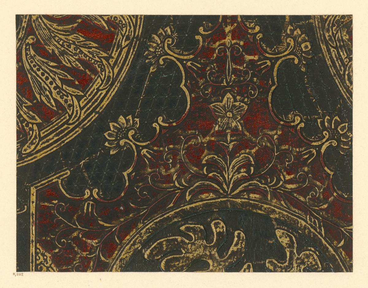 Japanisches Goldlederpapier (Kinkawagami 金革紙)