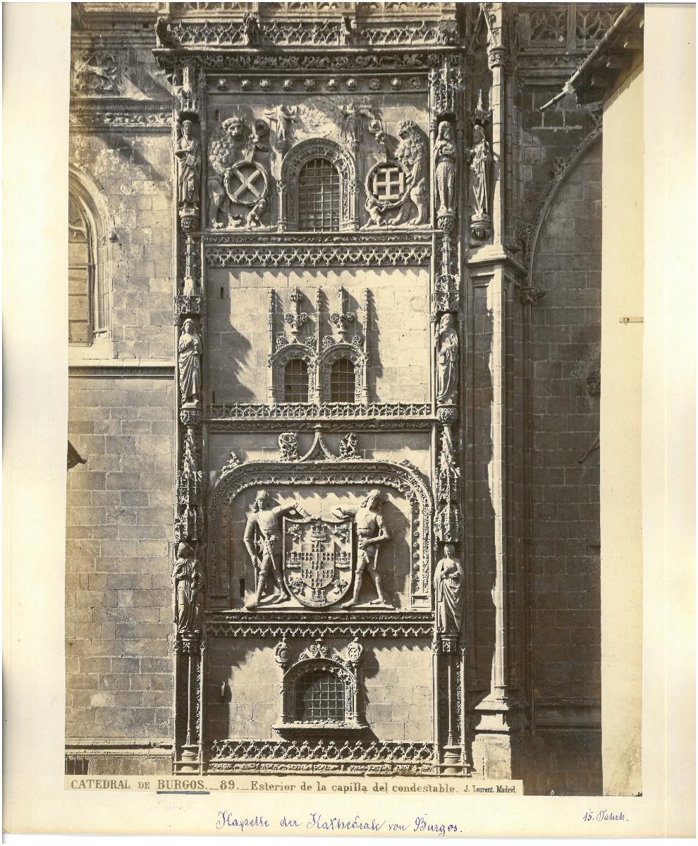 Burgos, Kathedrale, Konnetabel-Kapelle, Außenansicht