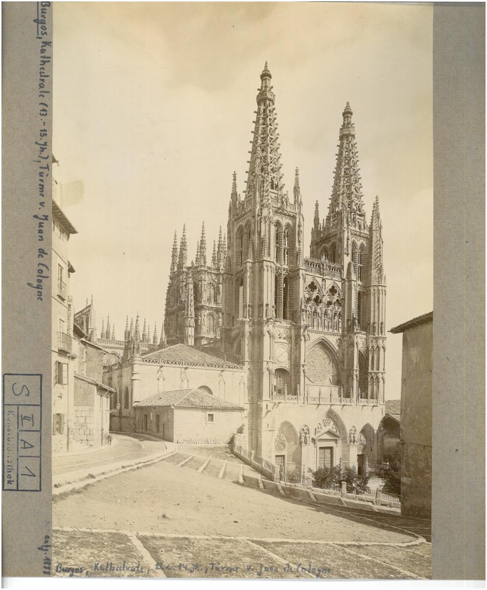 Burgos, Kathedrale, Ansicht von Nordwesten