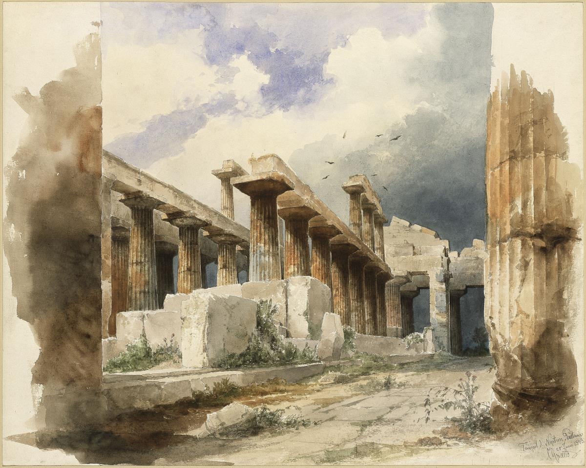Der Poseidon-Tempel in Paestum