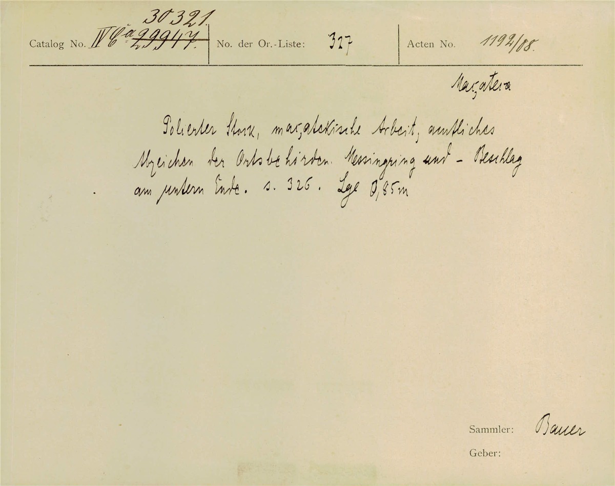 IV Ca 30321