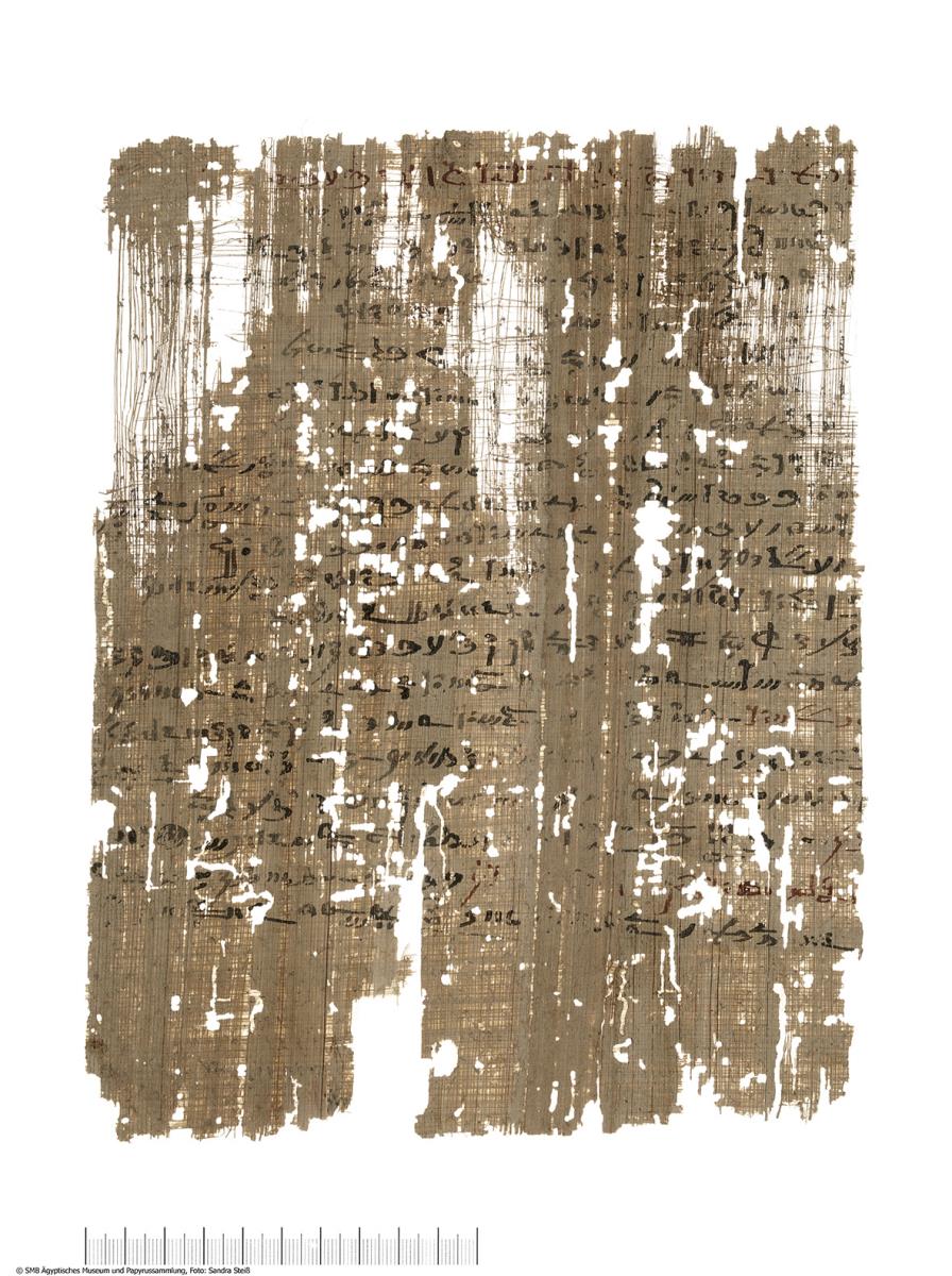 Demotisch-Griechischer Papyrus mit dem sog. "Thotbuch"