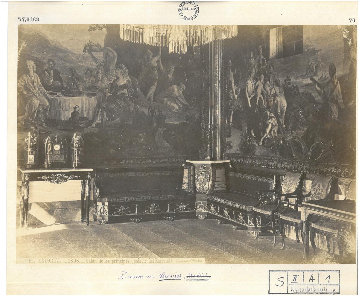 Madrid, San Lorenzo de El Escorial, El Escorial, Palast, Salon der Prinzen