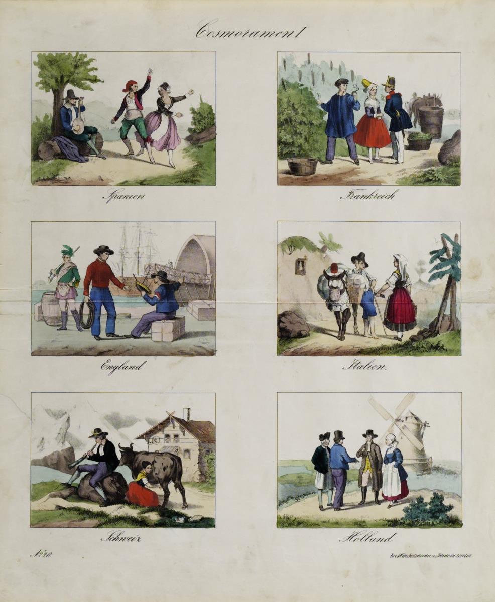 Cosmoramen I. Spanien / Frankreich / England / Italien / Schweiz / Holland