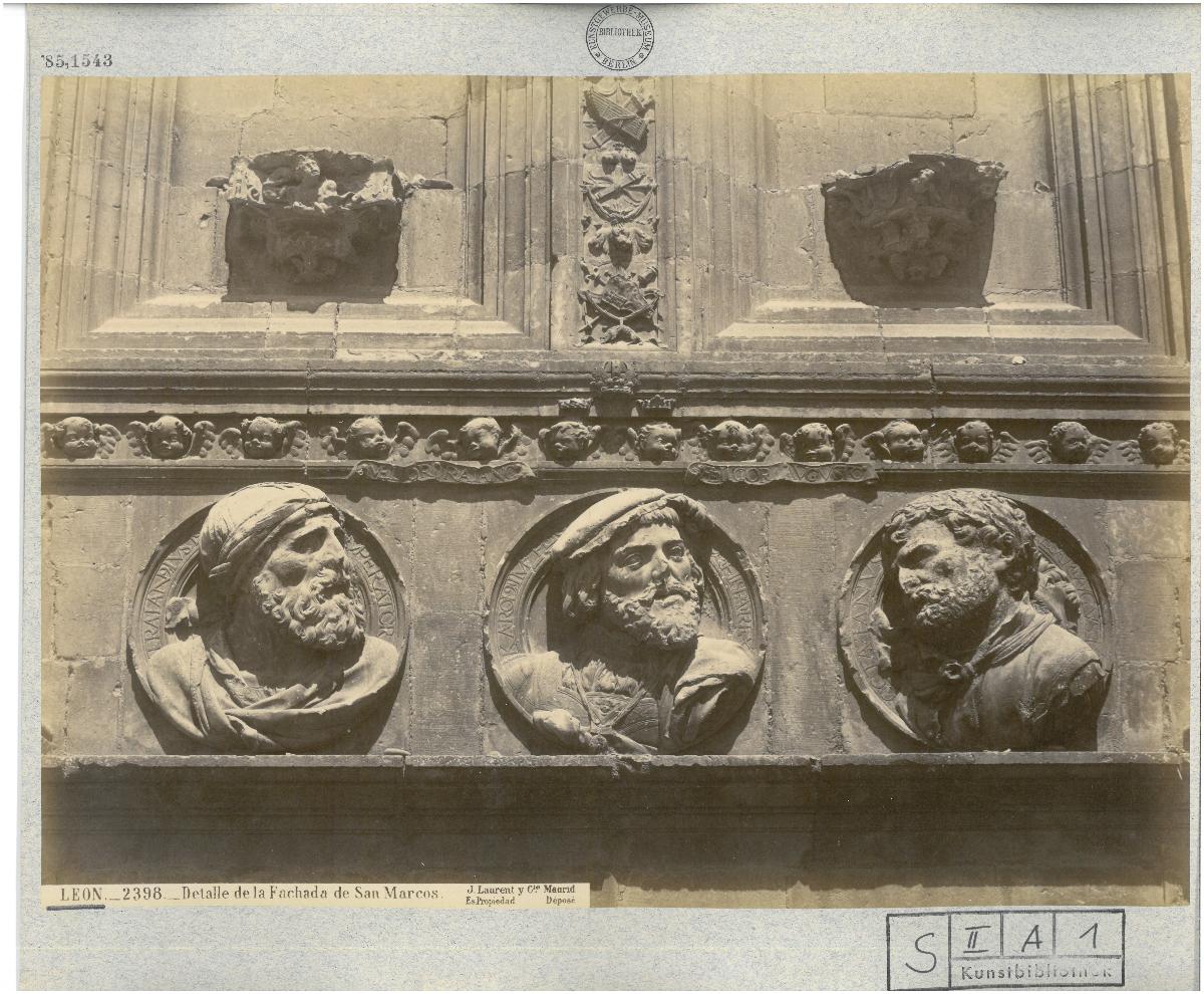 León, Kloster San Marcos, Detail der Fassade