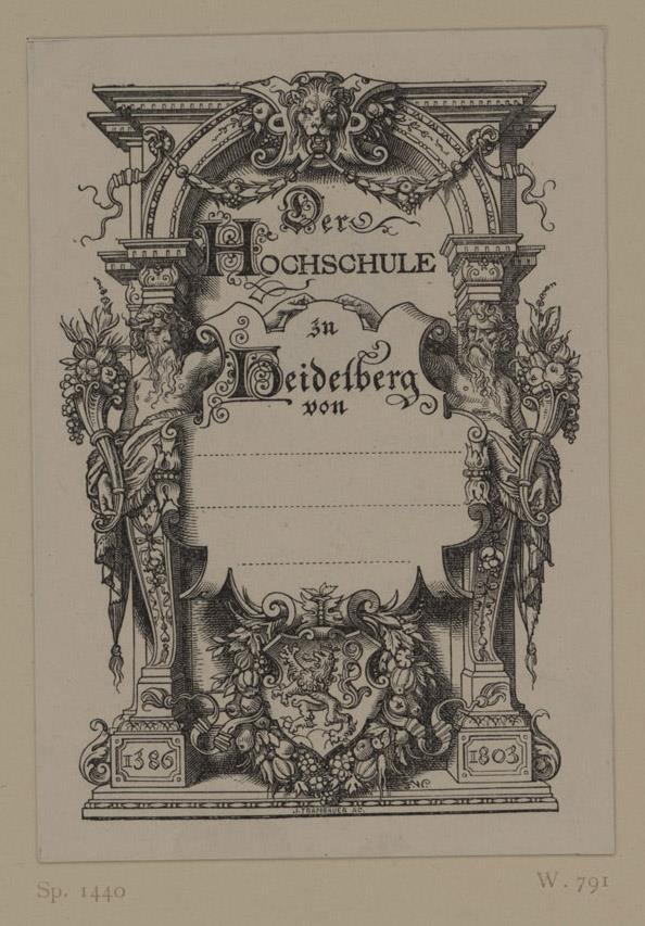 Der Hochschule zu Heidelberg von