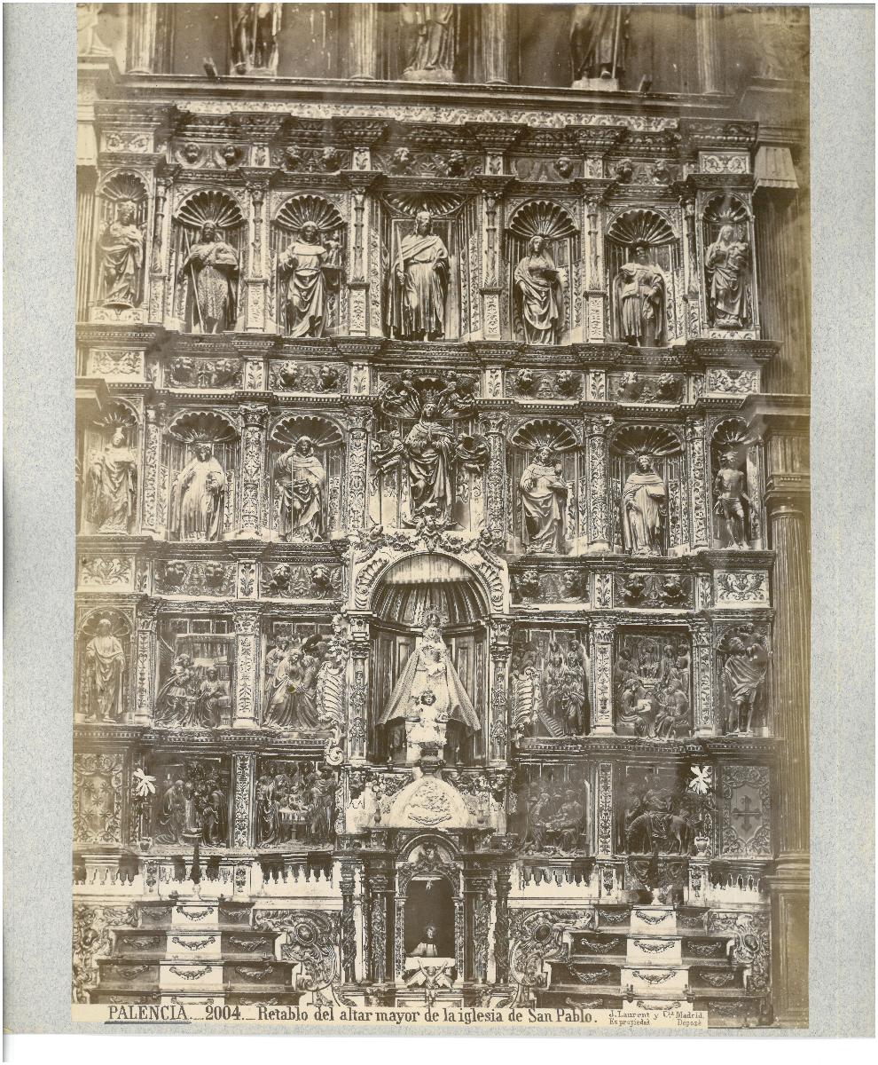 Palencia, Iglesia de San Pablo, Hochaltar, Retabel