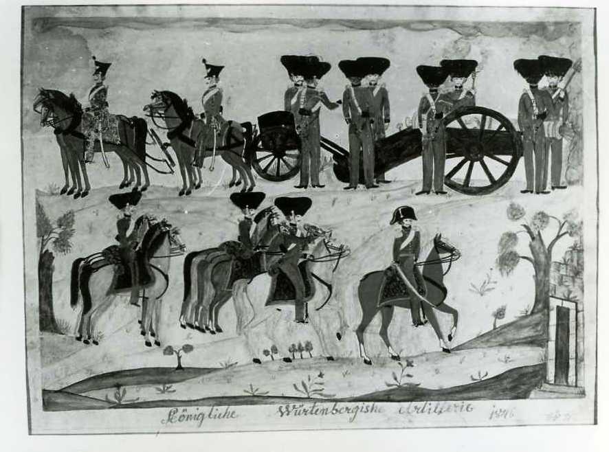 Königlich Würtenbergishe Artillerie 1846.
