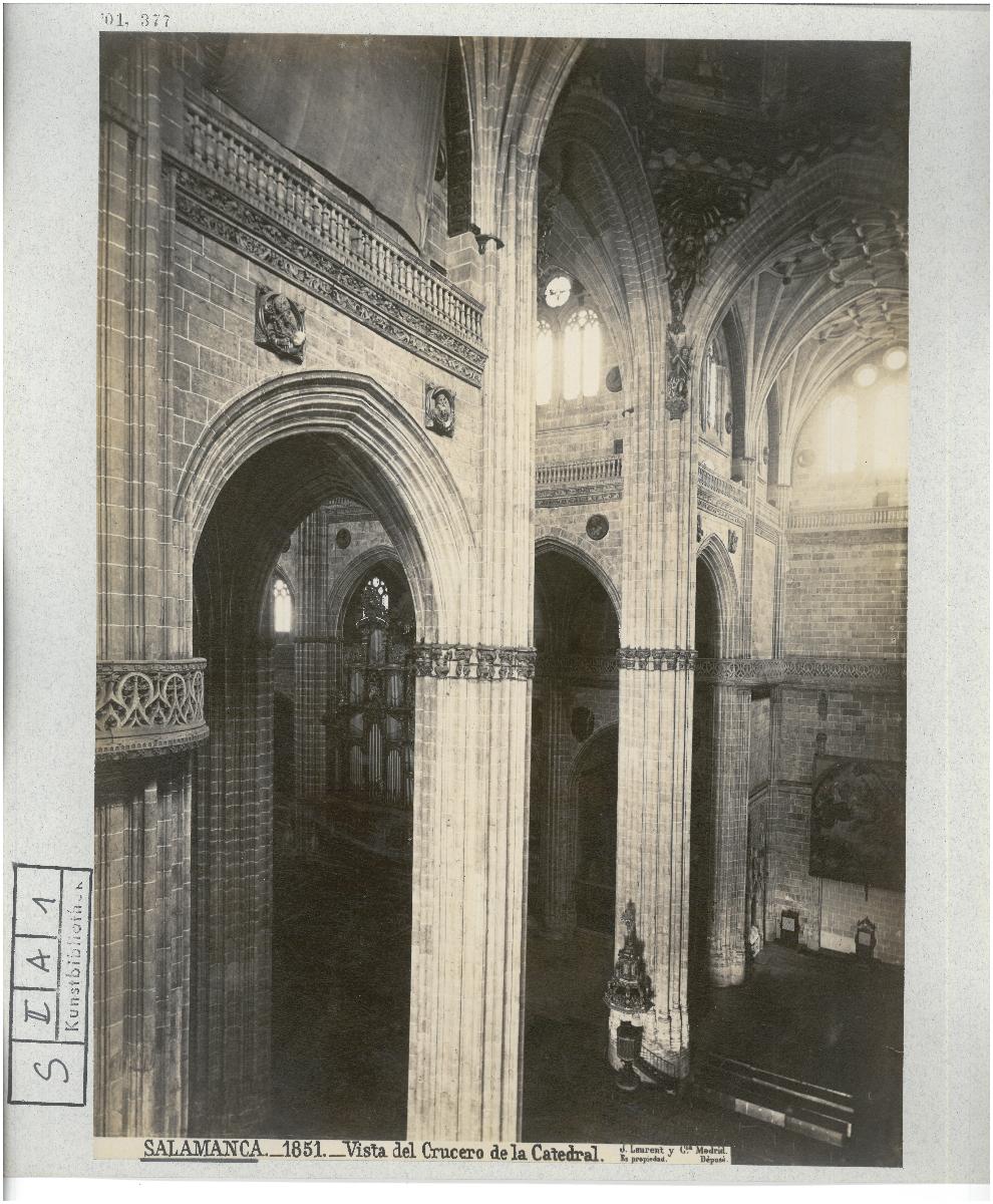 Salamanca, Alte Kathedrale, Vierungs, Innenansicht