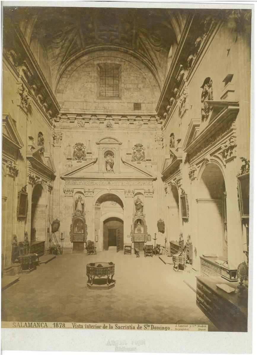 Salamanca, Convento de San Esteban, Kirche, Sakristei, Innenansicht