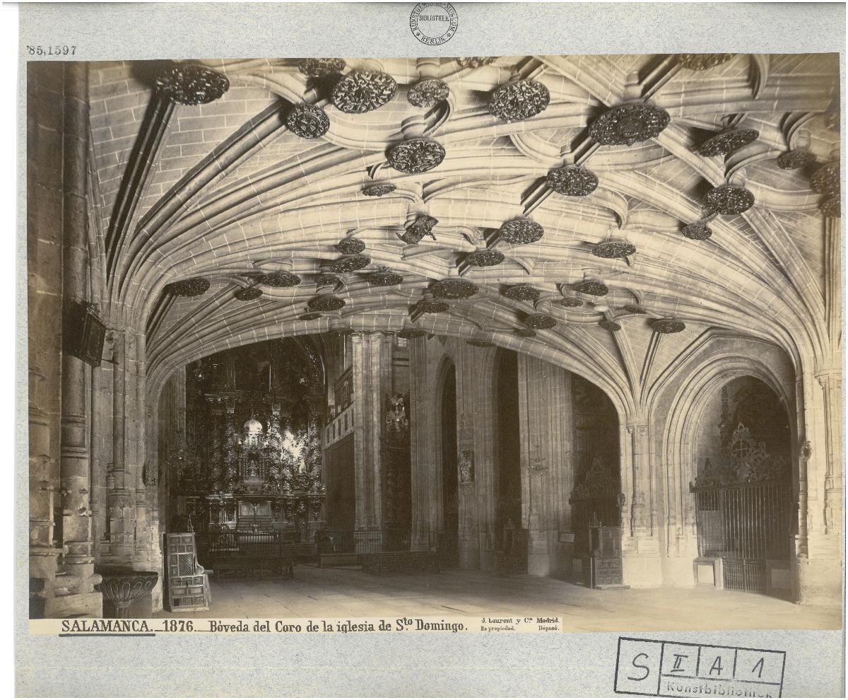 Salamanca, Convento de San Esteban, Kirche, Chor, Gewölbe