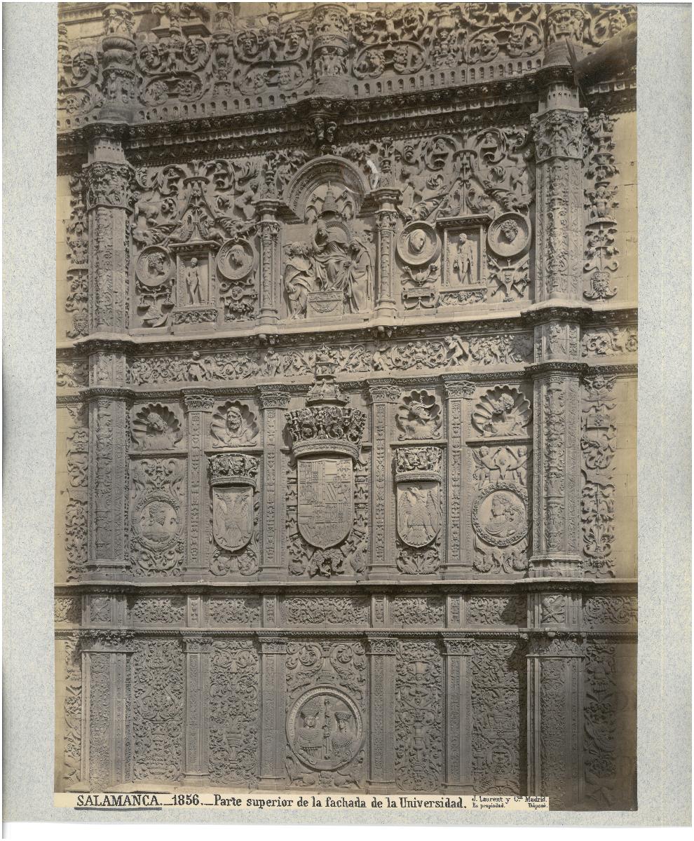 Salamanca, Universität, Fassade, Oberteil