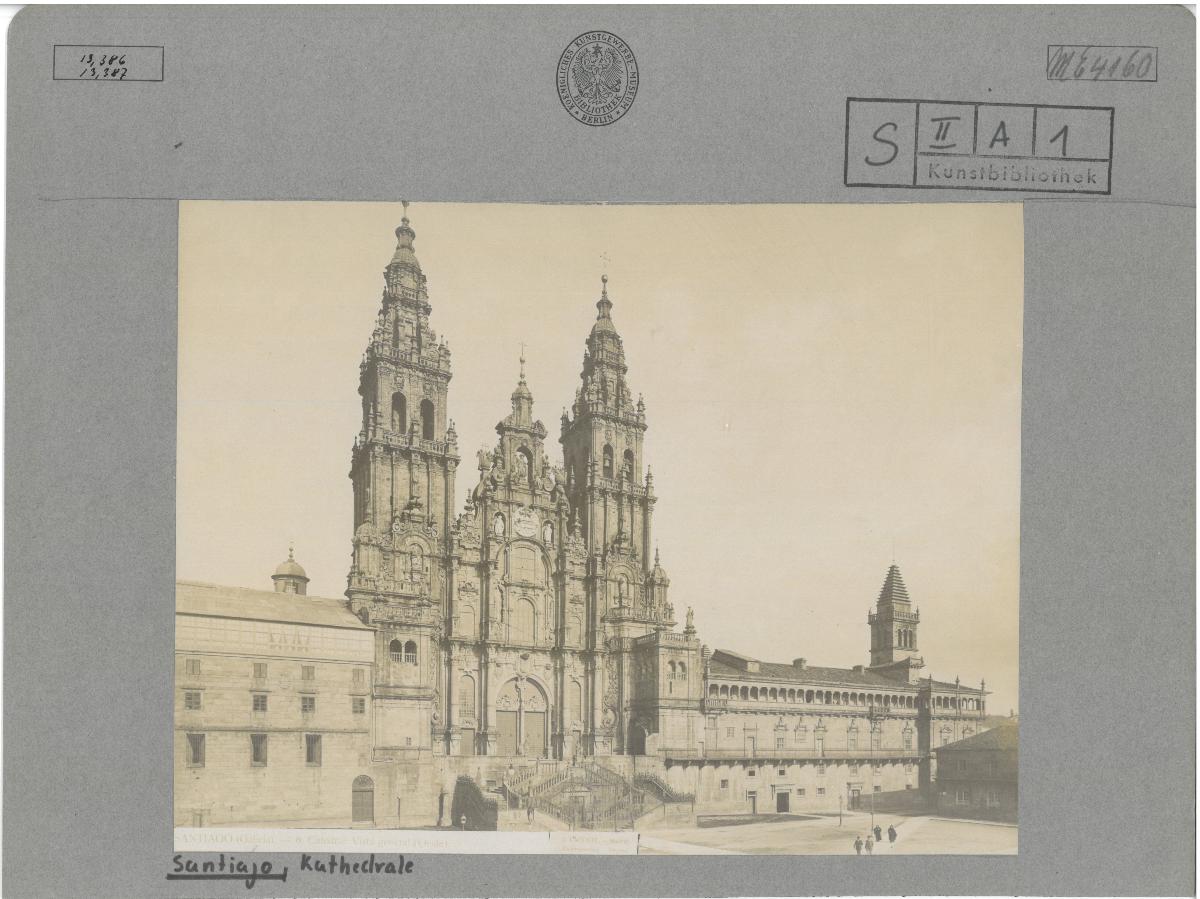 Santiago de Compostela, Kathedrale, Gesamtansicht von West
