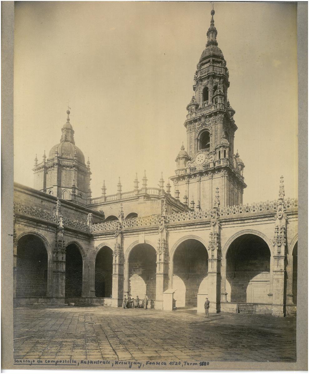 Santiago de Compostela, Kathedrale, Kreuzgang und Turm