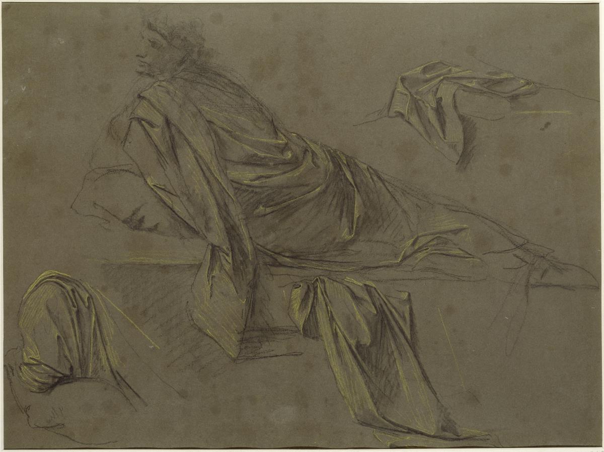 Aristophanes, Gewandstudie. Studie zum "Gastmahl des Platon"