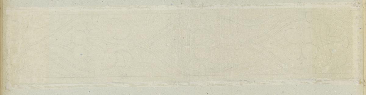 Skizzenbuch Italienreise, Messina, Dom, Detail der bemalten Holzdecke