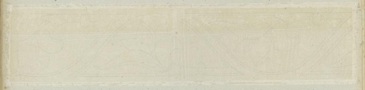 Skizzenbuch Italienreise, Messina, Dom, Detail der bemalten Holzdecke