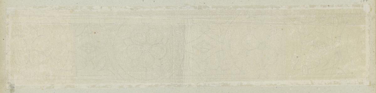 Skizzenbuch Italienreise, Messina, Dom, Detail der bemalten Holzdecke