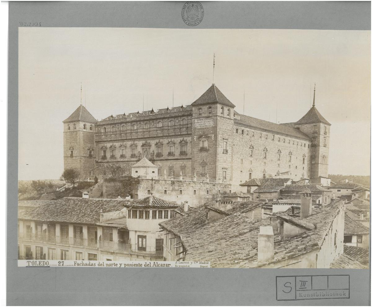 Toledo, Alcázar, Nord- und Westfassade