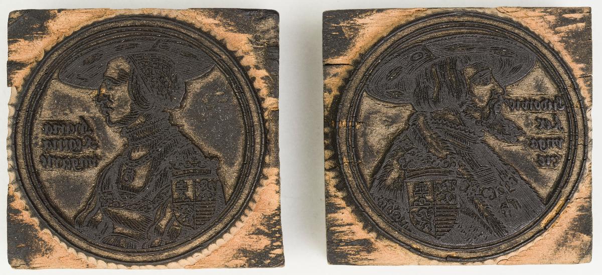 Ludovicus, König Ungarns; Maria, Königin Ungarns (2 Stöcke)