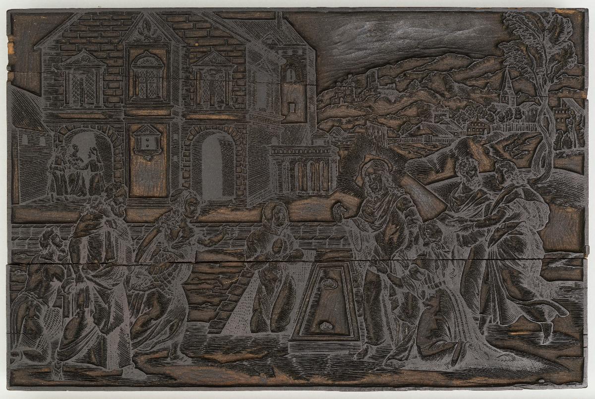 Auferweckung des Lazarus (2 Stöcke)