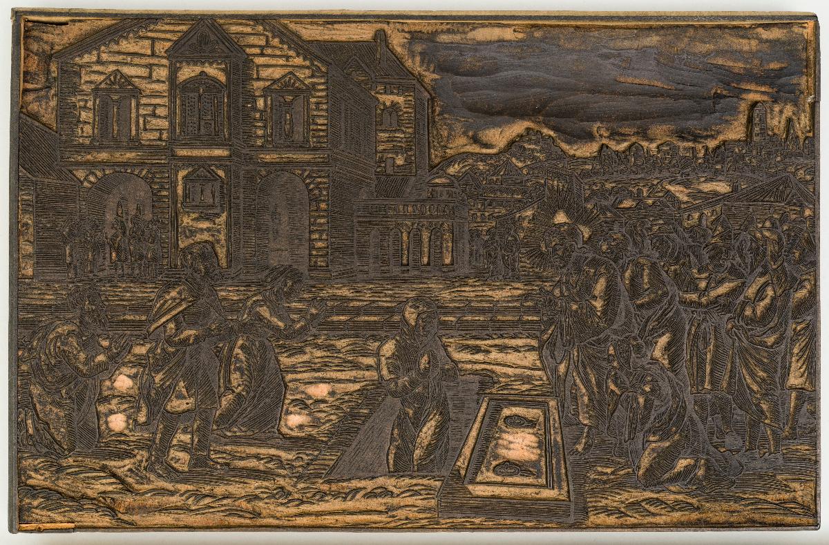 Auferweckung des Lazarus (2 Stöcke)