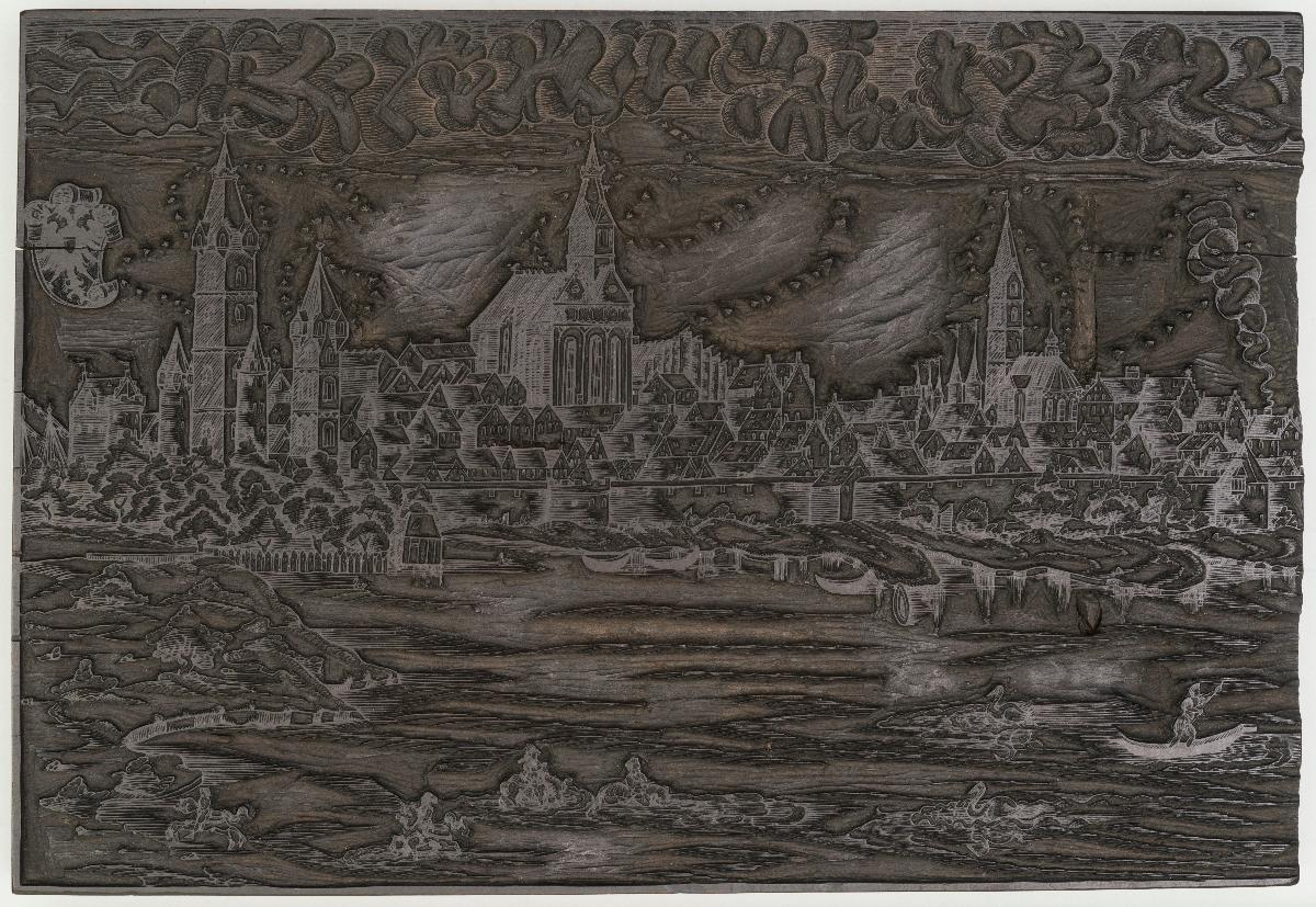 Stadtansicht von Lübeck (2 Stöcke)