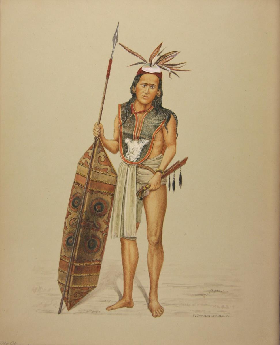 Dajak-Krieger