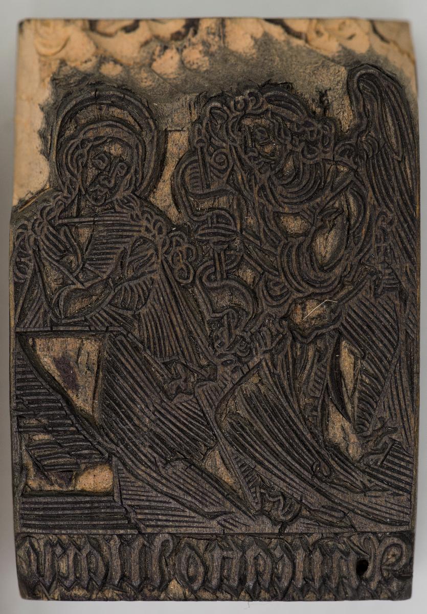 Heiligenbilder. Beschneidung / Geburt / Heimsuchung / Verkündigung / ? / ? / ? / ? / Papst Clemens / Fabian und hl. Sebastian / hl. Laurentius / Steinigung Stephan / Emerit /hl. Benedikt / hl Margarethe/hl Blasius?/hl Adalbert?/hl Martin/(Domrufer) / hl Valentin / ? / hl. Ambrosius / ? / ? / (24 Stöcke)