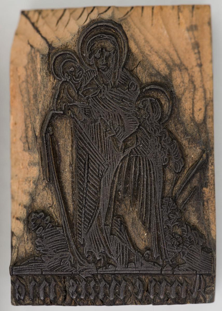 Heiligenbilder. Beschneidung / Geburt / Heimsuchung / Verkündigung / ? / ? / ? / ? / Papst Clemens / Fabian und hl. Sebastian / hl. Laurentius / Steinigung Stephan / Emerit /hl. Benedikt / hl Margarethe/hl Blasius?/hl Adalbert?/hl Martin/(Domrufer) / hl Valentin / ? / hl. Ambrosius / ? / ? / (24 Stöcke)