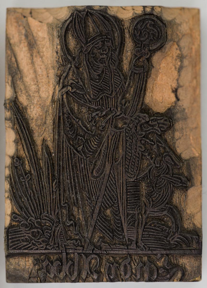 Heiligenbilder. Beschneidung / Geburt / Heimsuchung / Verkündigung / ? / ? / ? / ? / Papst Clemens / Fabian und hl. Sebastian / hl. Laurentius / Steinigung Stephan / Emerit /hl. Benedikt / hl Margarethe/hl Blasius?/hl Adalbert?/hl Martin/(Domrufer) / hl Valentin / ? / hl. Ambrosius / ? / ? / (24 Stöcke)