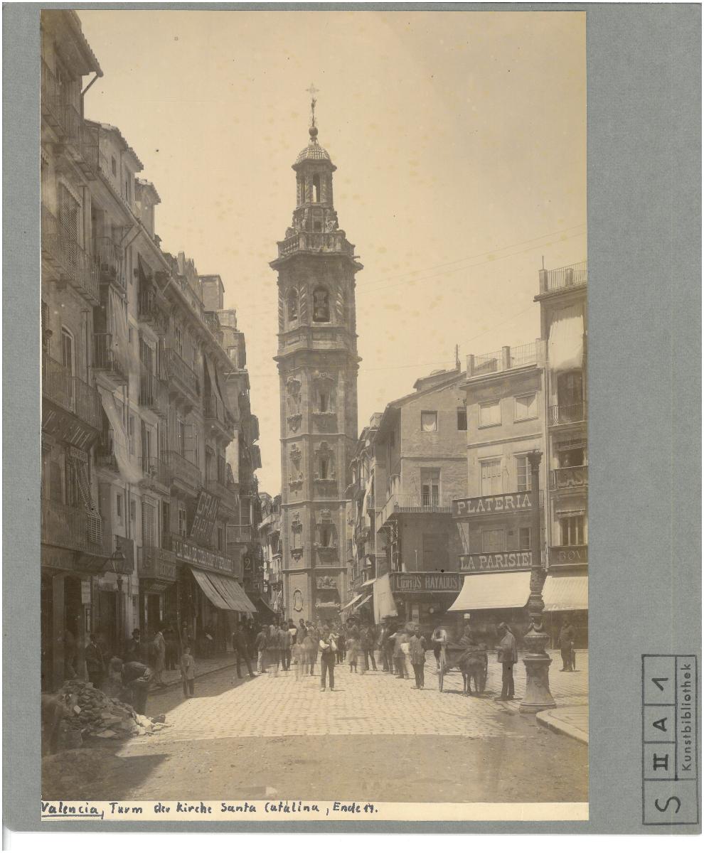 Valencia, Kirche Santa Catalina, Turm, Aussenansicht