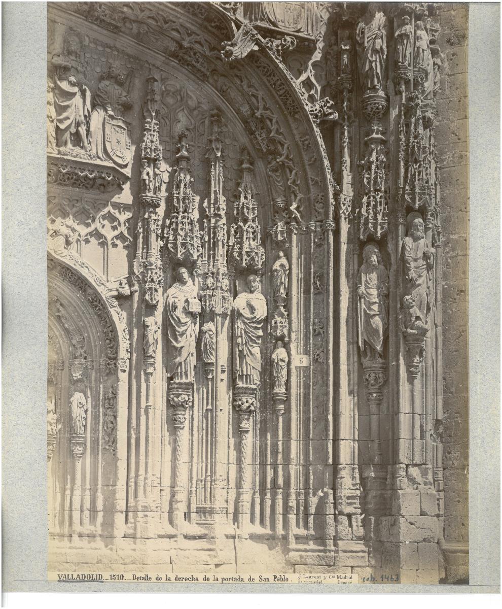 Valladolid, Kirche San Pablo, Fassade, rechte Seite, Detail