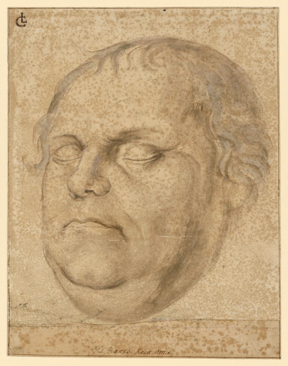 Kopf des toten Luther