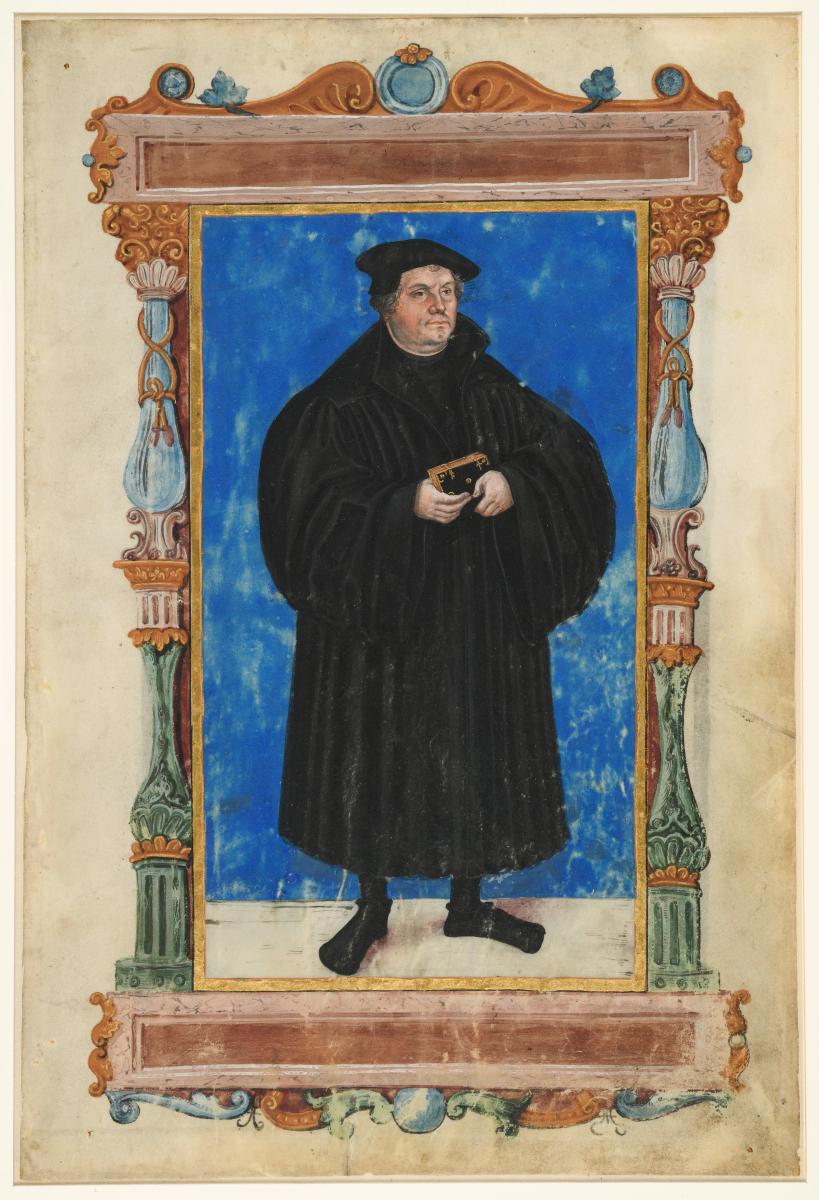 Bildnis Luthers, aus dem sogenannten Stammbuch