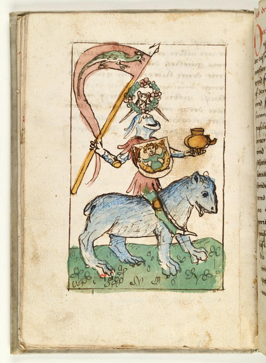 Die Unkeuschheit, in: Die sieben Tugenden und Todsünden. (Arnoldus de Hollandia, Liber gnosolitos.)