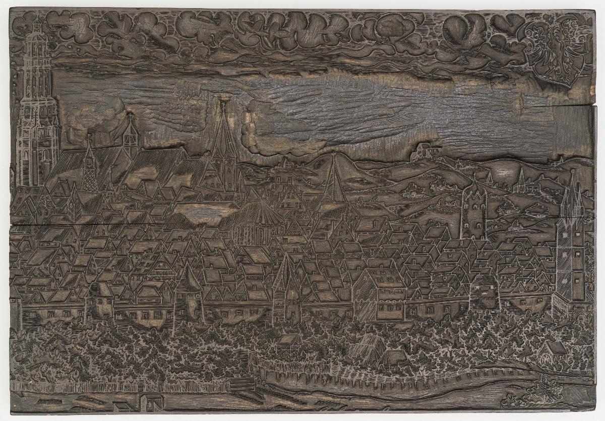 Ansicht von Nördlingen (2 Stöcke)