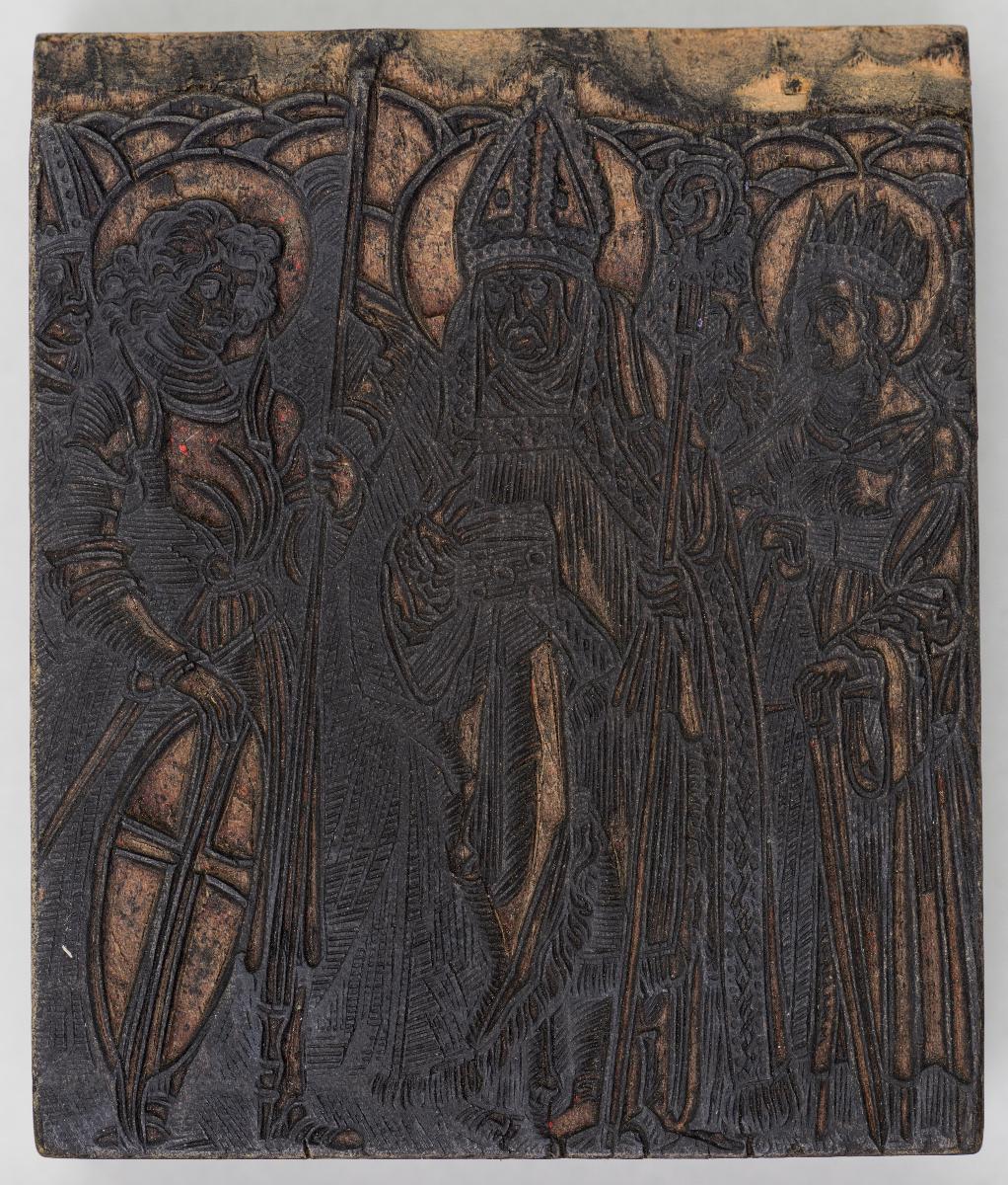 St. Augustine, Begräbnis, Hl. Michael, Hl. Elisabeth, Alleheiligen, Hl. Brigitte, Hl. Leonard, Hl. Franziskus, Hl. Georg, Hl. Hieronymus, Hl. Martin
(11 Druckstöcke)