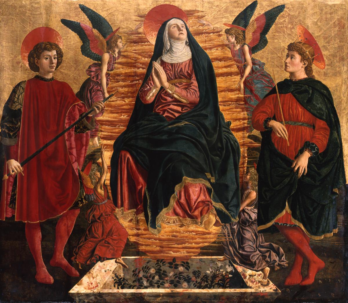 Die Himmelfahrt Mariae mit den Hl. Julian und Minias von Florenz