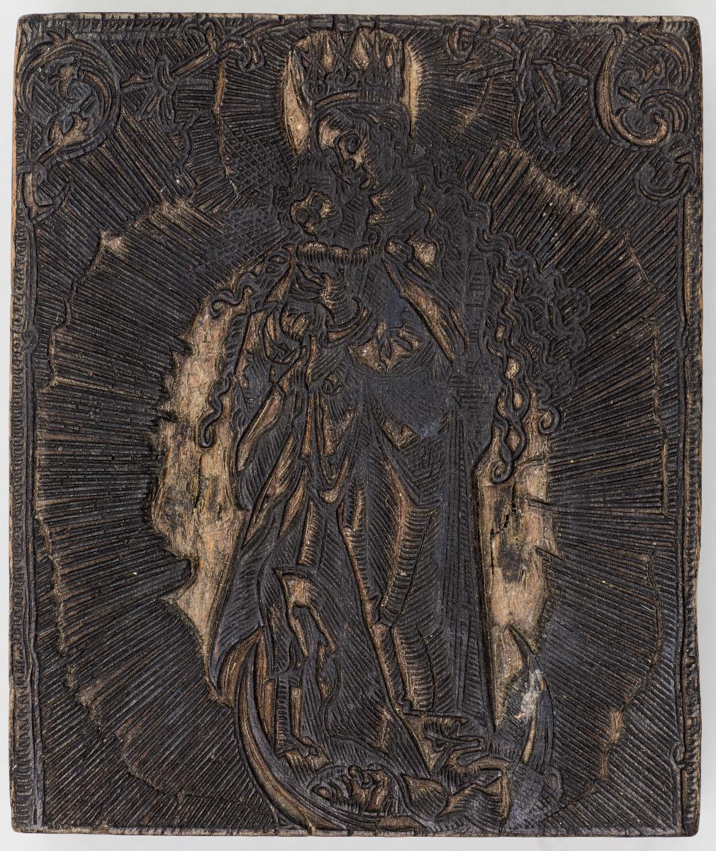Hl. Agnes, Maria Magdalena, Mater Dolorosa, Maria, Anna selbdritt, Rochus, Bartholomeus, Judas, Philip, Johannes, Andreas, Gregor, Antonius, Sebastian, Christopherus, Stephan, Magarethe, Katharina, Ottilia, Ursula, Veronika (u.a.?)
(22 Stöcke)