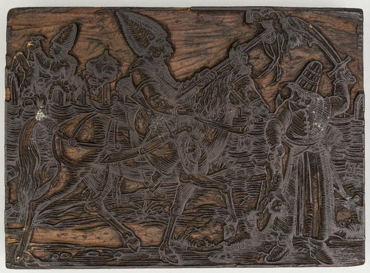 Schmerzensmann, Kreuzigung, Türkengreul
(3 Stöck)